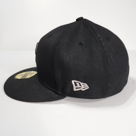 Boston Red Sox Hat Fitted 7 3/8 Vintage Wool Script Baseball Cap New Era MLB - Picture 10 of 14